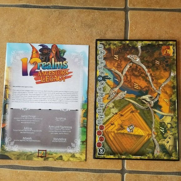 12 Realms IGNAZIO CORRAO  & ANCESTORS LEGACY strategic multi-player Boardgames - Picture 8 of 8